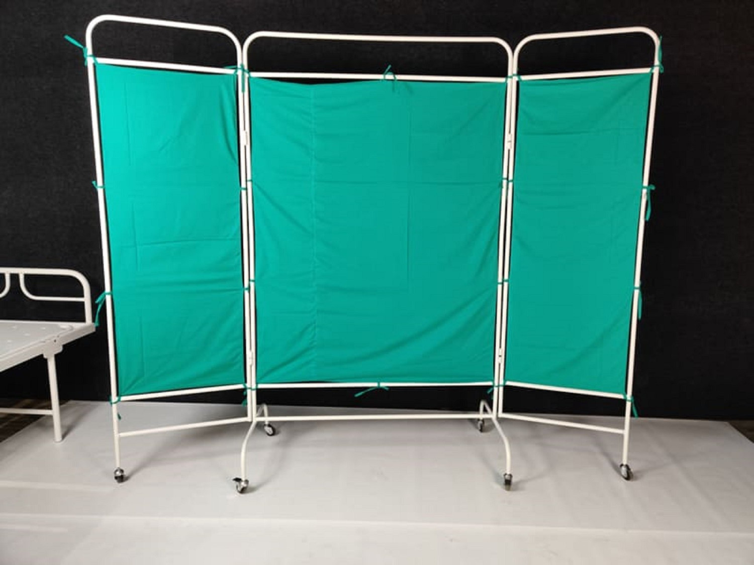 Mild Steel Bedside Screen 3 Fold